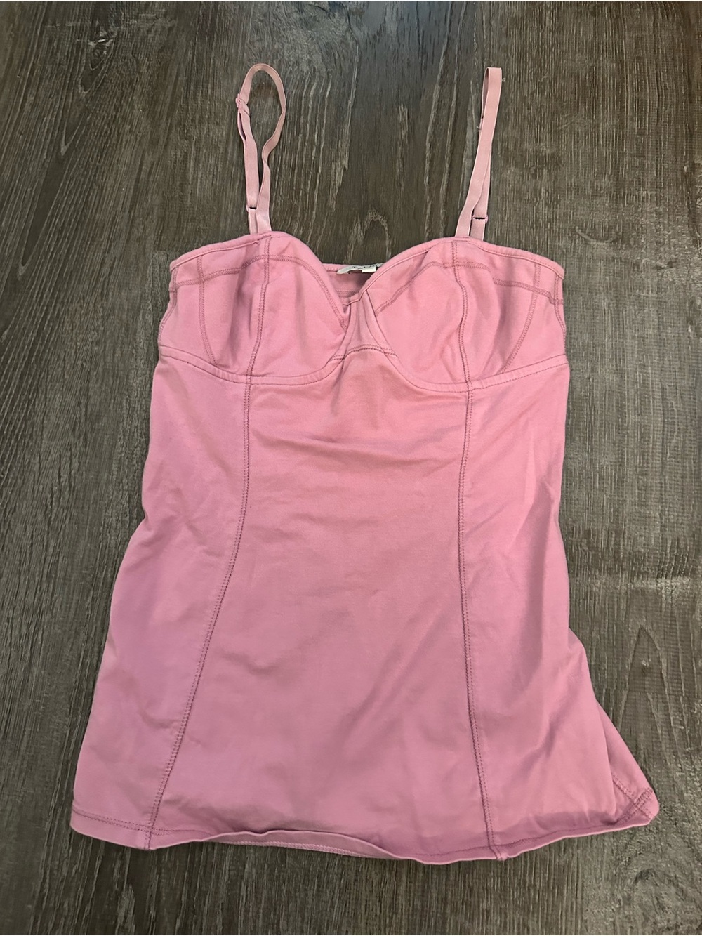 Aritzia Talula Pink Bustier Cami Tank Top